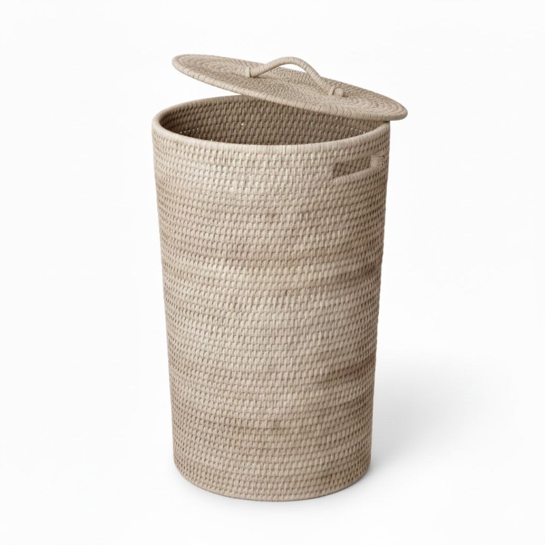 Cane Laundry Basket for Eco-Friendly Storage